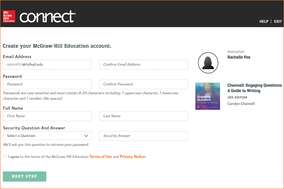 mcgraw hill connect free trial registration code